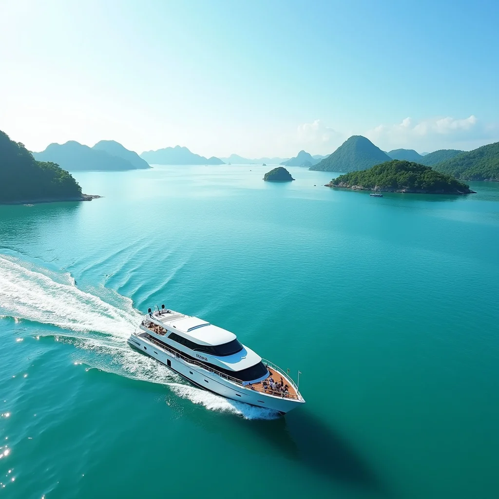 Thái Dương Limousine Chuyên cho thuê xe đi Campuchia Vé Tàu Khứ Hồi Từ Đảo Koh Sdach (King Island) Đến Koh Rong - hình 1