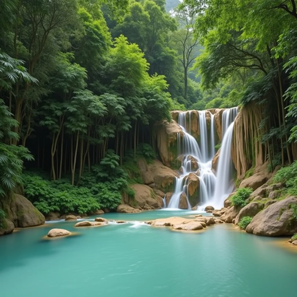Thái Dương Limousine Chuyên cho thuê xe đi Campuchia Vé Xe Buýt Đi Từ Luang Prabang Đến Thác Kuang Si Ở Lào - hình 3