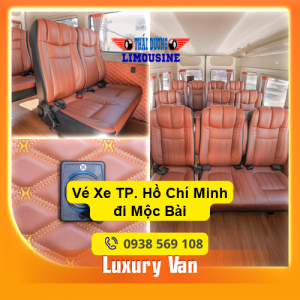 Vé Xe TP. Hồ Chí Minh đi Mộc Bài